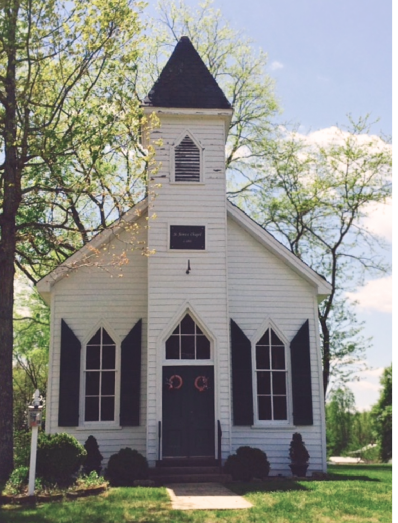 chapel in spring