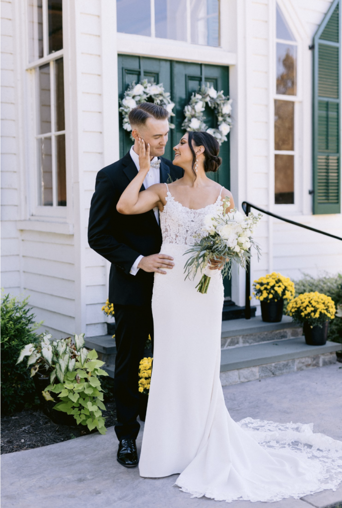 Couple in front of Chapel