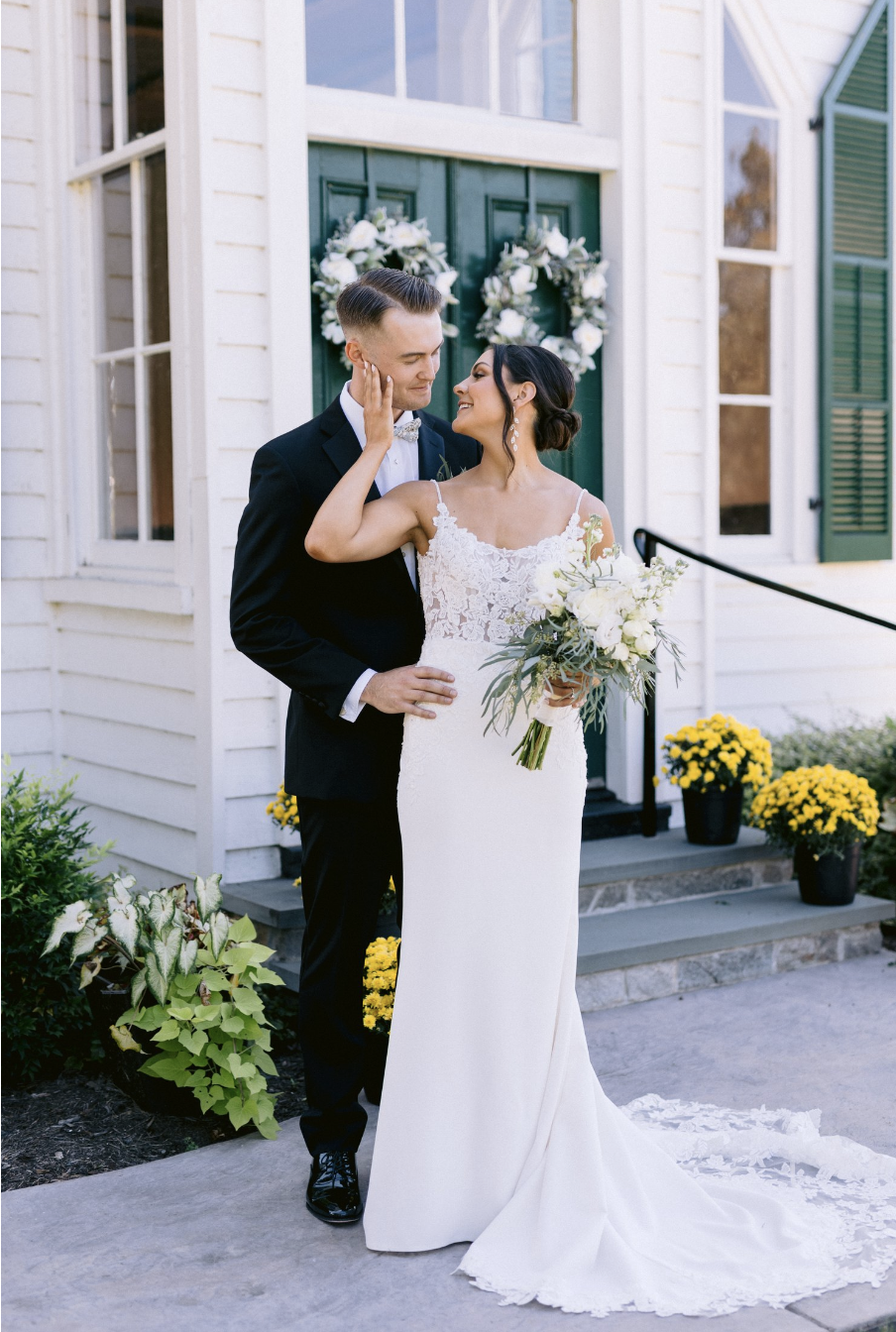 Couple in front of Chapel